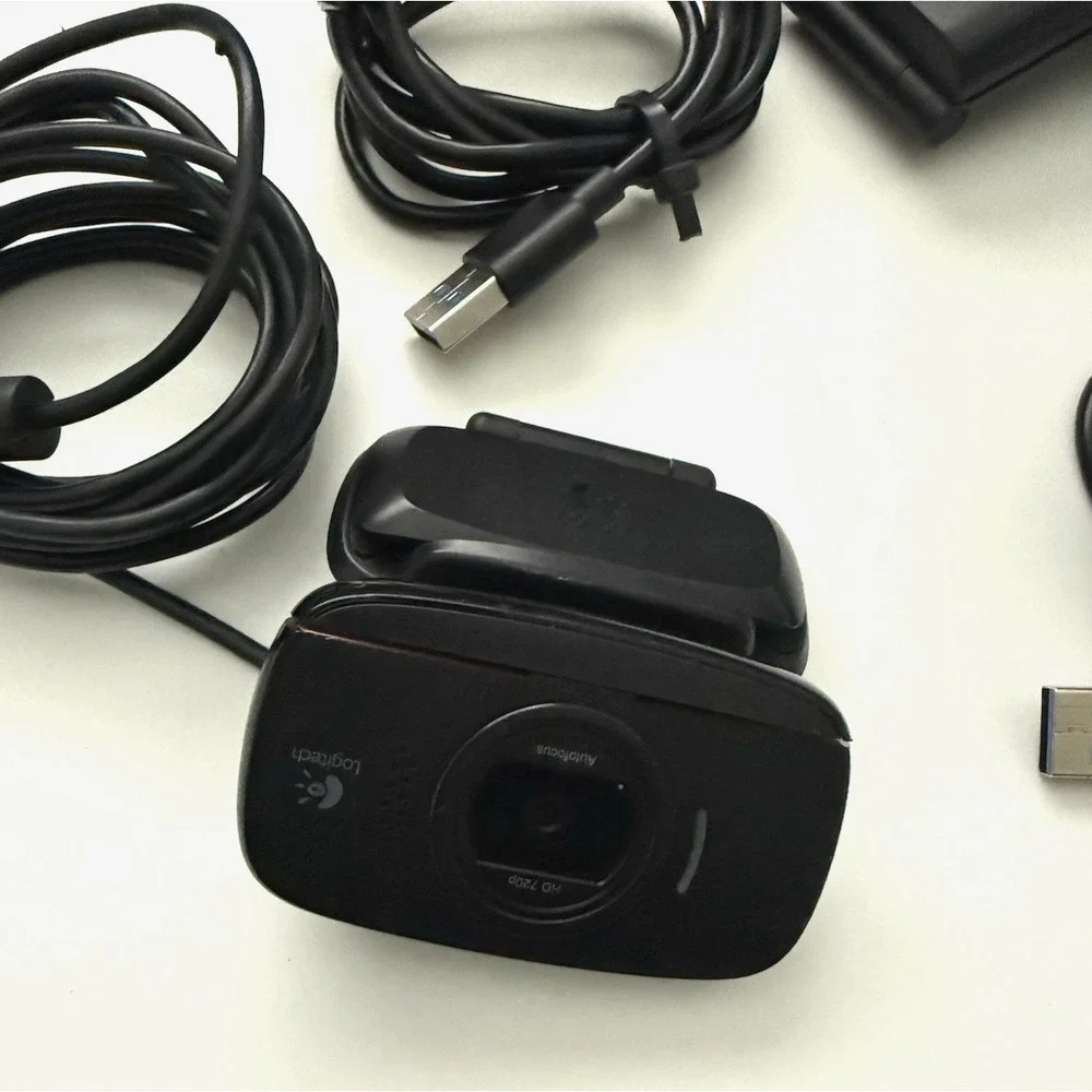 Lot 3 Webcams - 2 EMEET SmartCam C960 1080P HD & 1 Logitech C510 Webcam